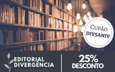 A Editorial Divergência faz 5 anos! [Oferta de cupão]