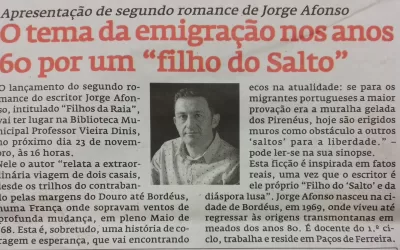 Apresentação “Filhos da Raia” na imprensa de Paços de Ferreira